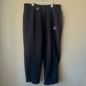 NWT Men's Jordan Dri-FIT Crossover Fleece Track Pants, Straight Leg Sz 3XL Black